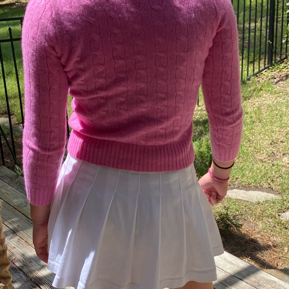 Polo Ralph Lauren Pink Cashmere Sweater girls size 12 - Picture 11 of 12